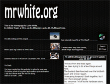 Tablet Screenshot of mrwhite.org